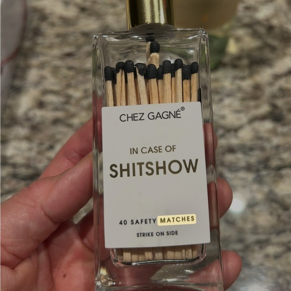 Chez Gagne In Case Of Shitshow Matches NEW - Picture 2 of 2